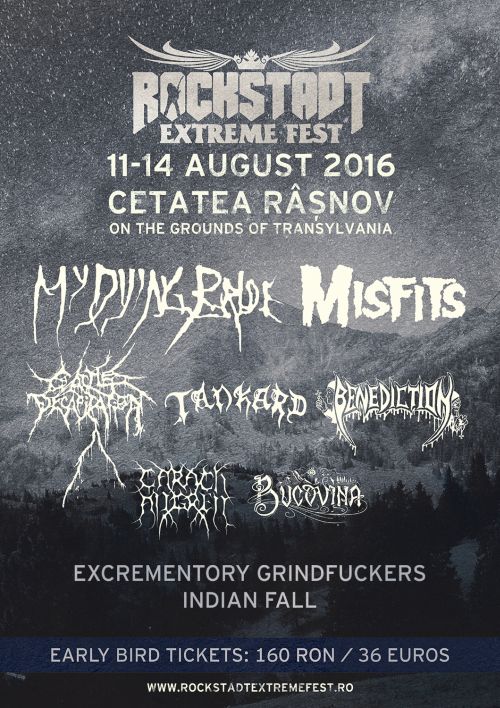 Noi confirmari la Rockstadt Extreme Fest 2016